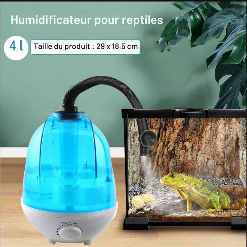 Reptile 4L Terrarium Humidifier – Adjustable Mist with Auto Shut-Off