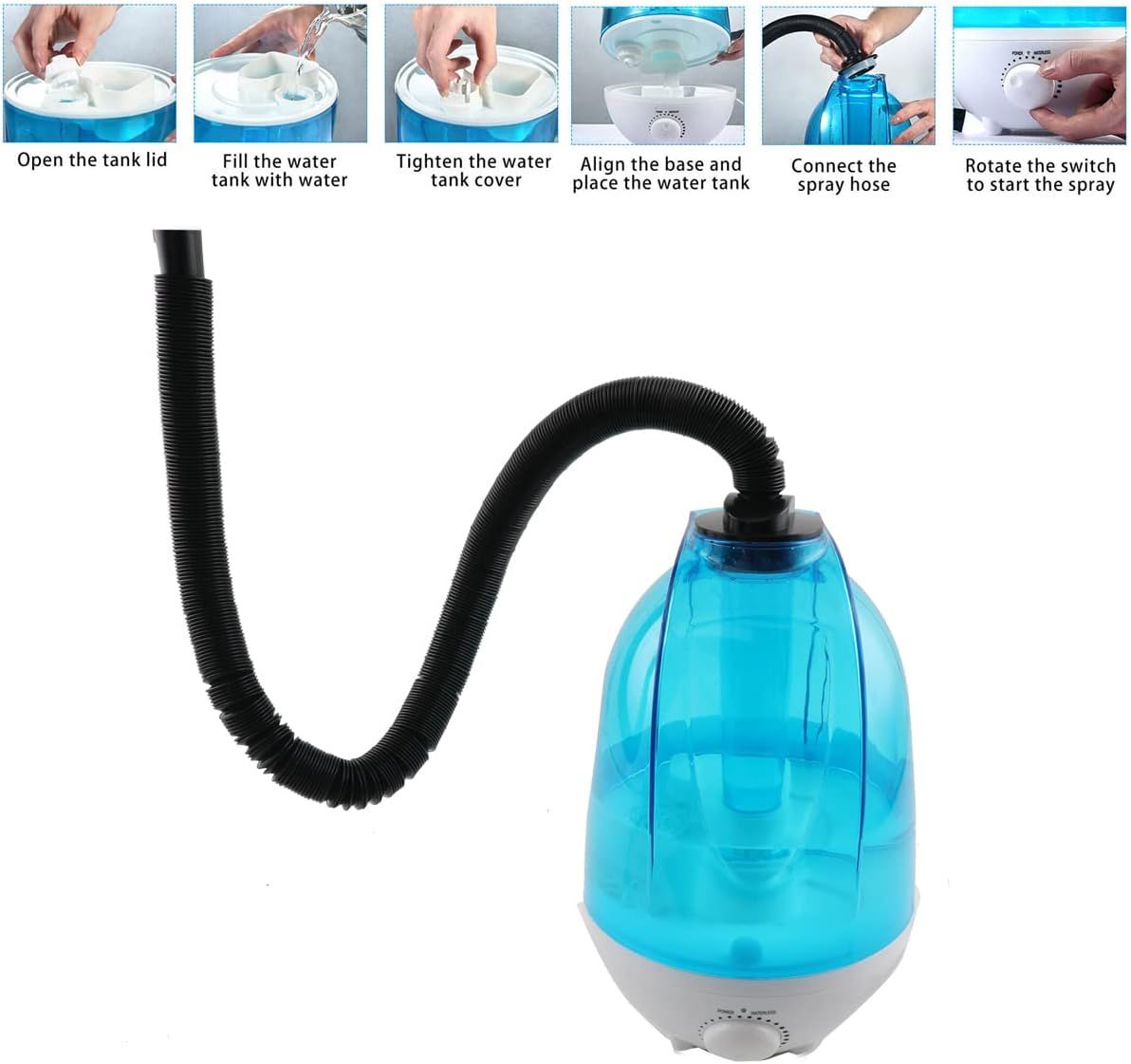 Reptile 4L Terrarium Humidifier – Adjustable Mist with Auto Shut-Off