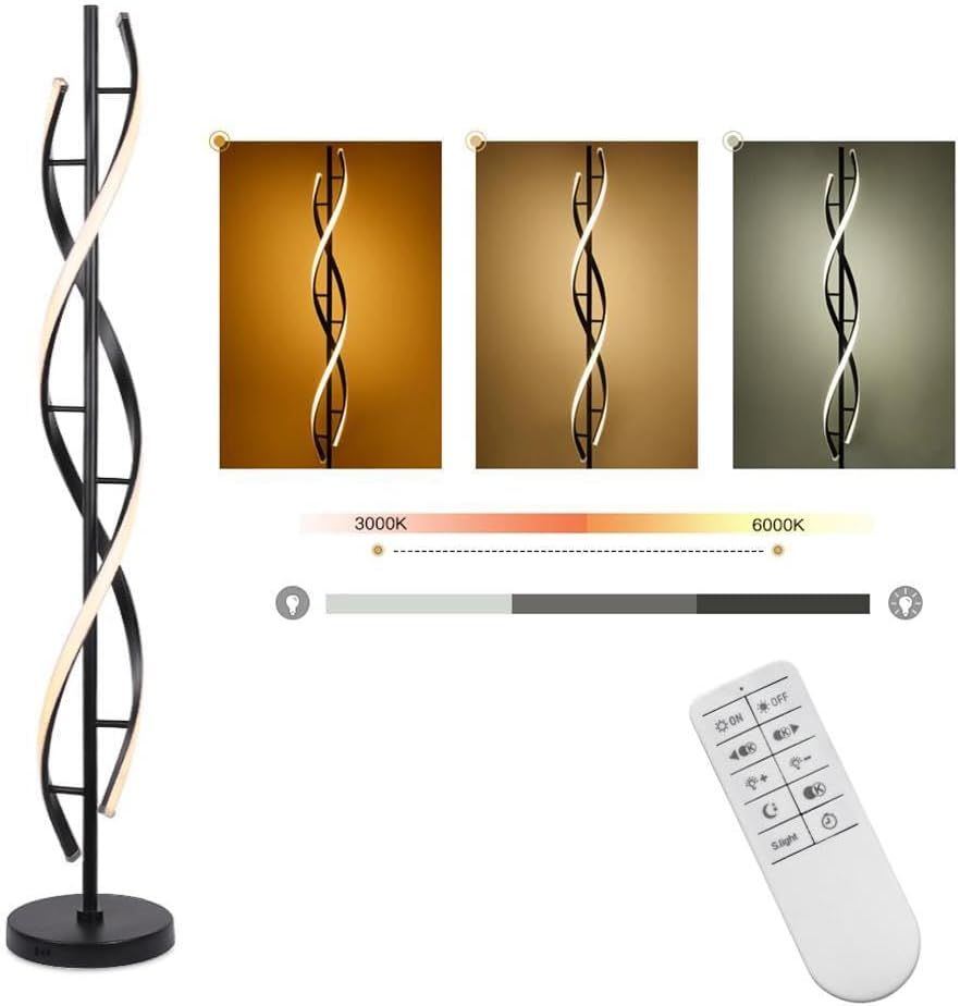 Dimmable LED Floor Lamp 30W with Remote Control