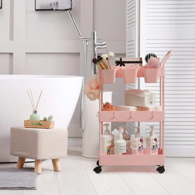 Storage Trolley 3 Tier with Wheels
