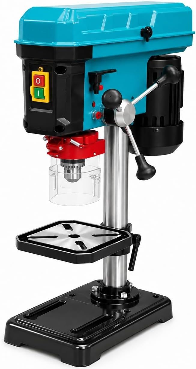 Powerful 350W Bench Drill Press – 13mm Chuck, 5-Speed Adjustable, 600–2650 RPM