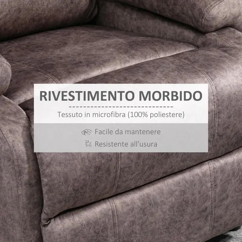 Reclining Chair with Side Storage Pockets