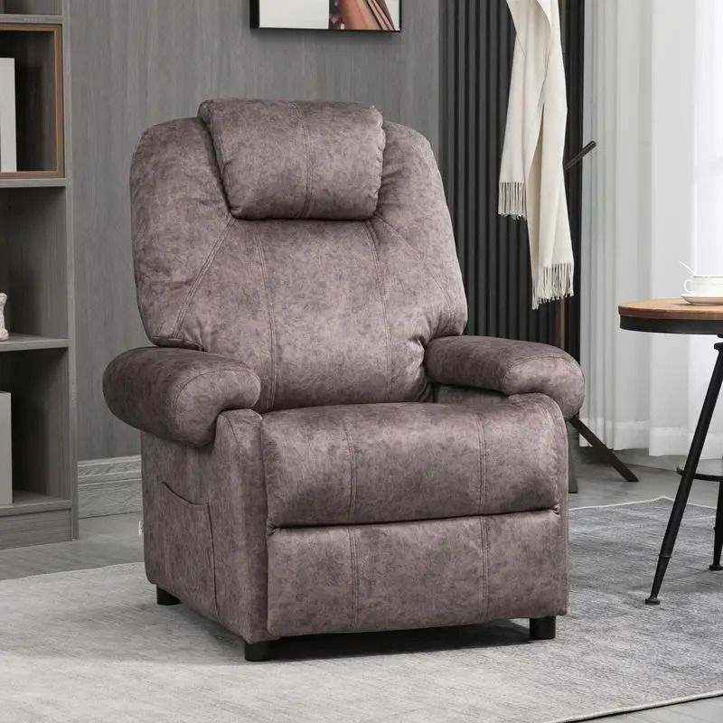 Reclining Chair with Side Storage Pockets