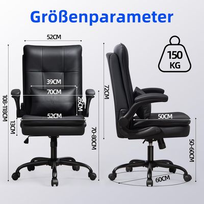 Ergonomic Office Chair Adjustable High Backrest