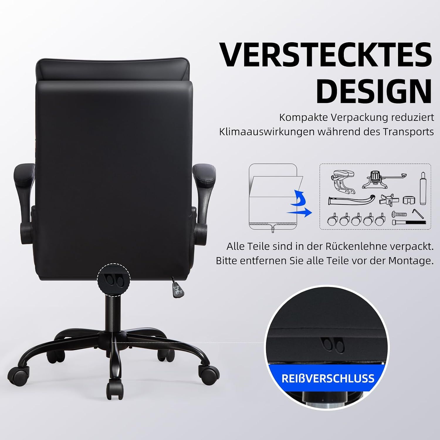 Ergonomic Office Chair Adjustable High Backrest