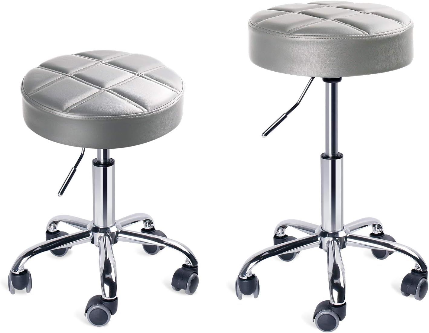 Swivel 360 Degrees Rolling Caster Wheels Stool