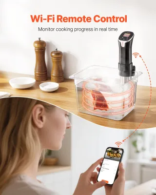 Thermal Immersion Cooker with LCD Display Time and Temperature Control