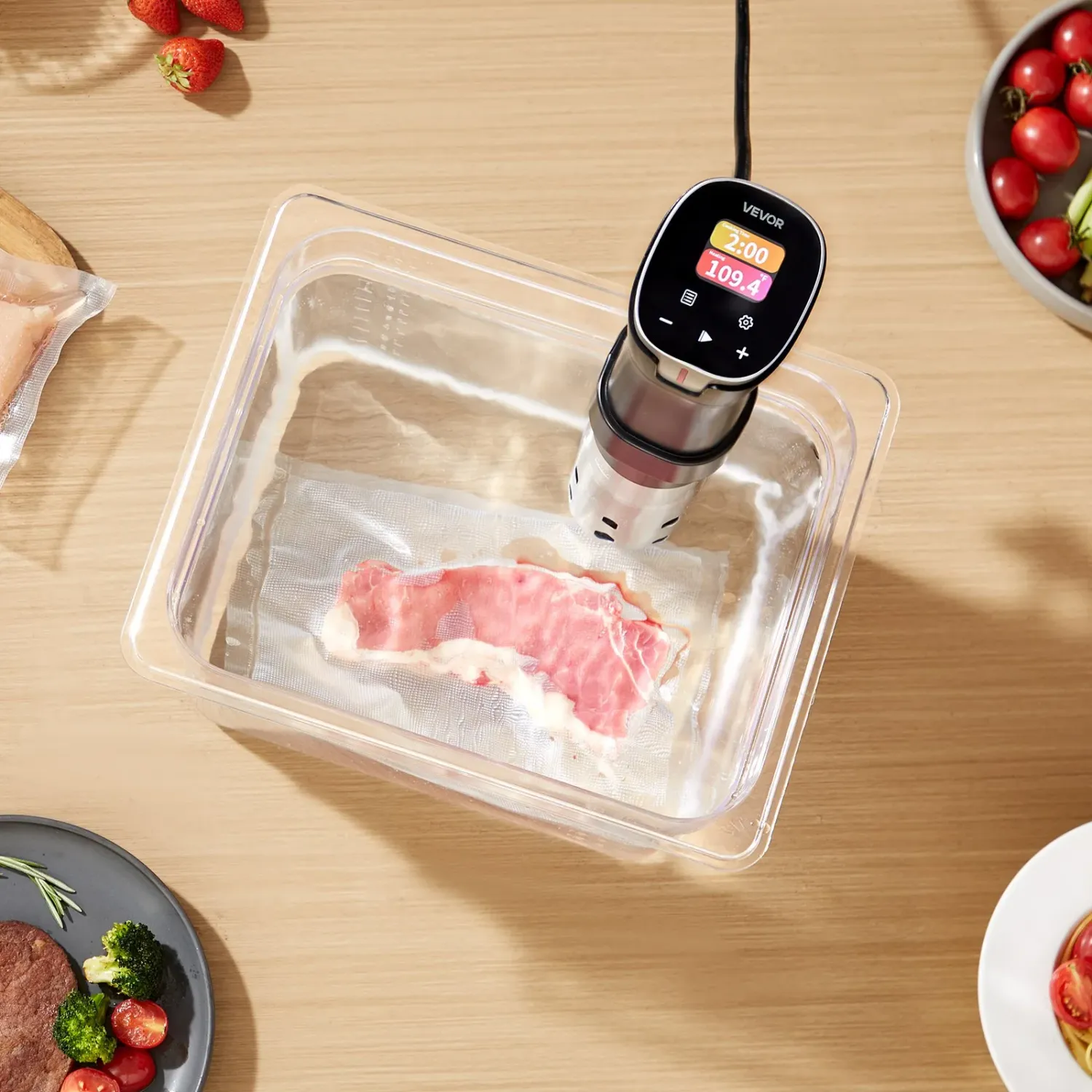 Thermal Immersion Cooker with LCD Display Time and Temperature Control