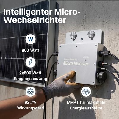 Micro Solar Inverter with WiFi Monitoring – WVC 800W