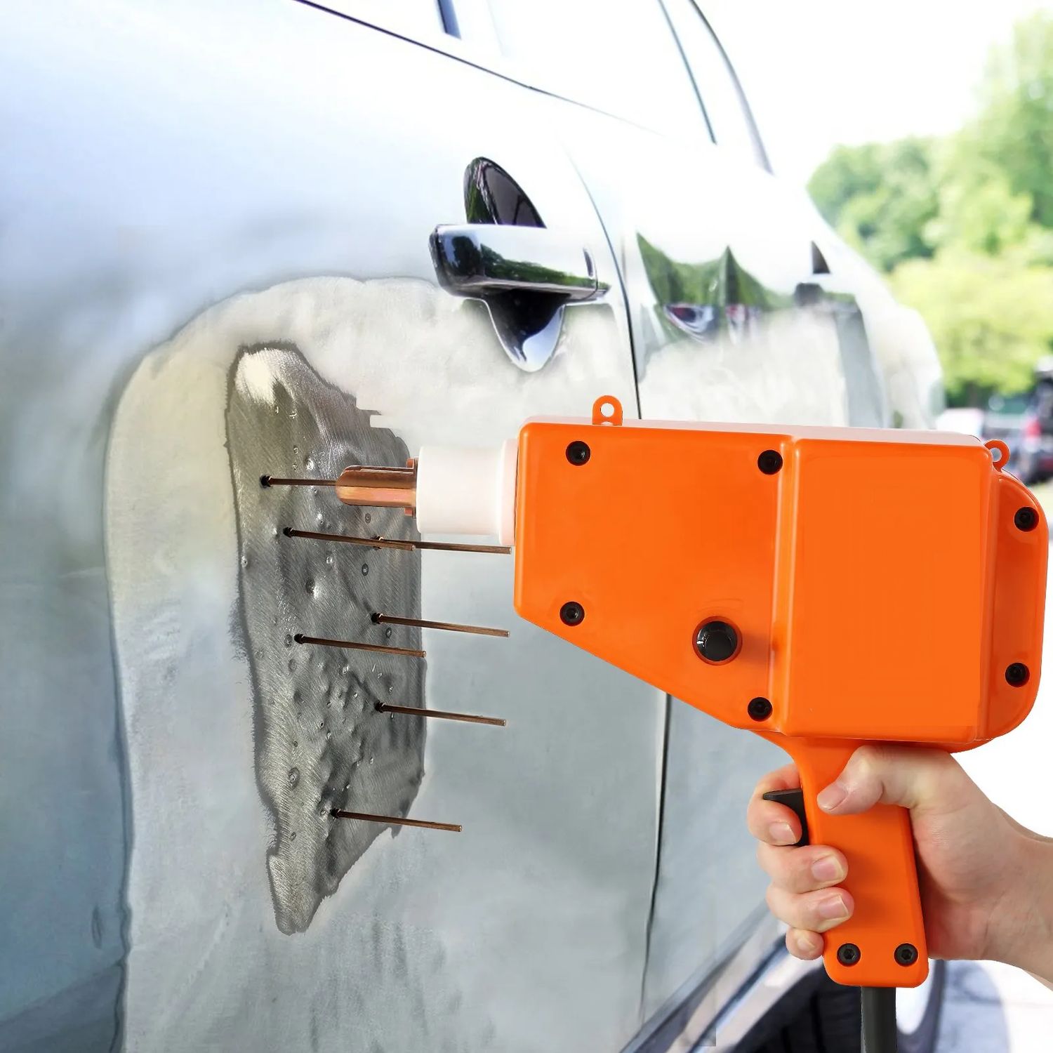 Stud Welder 5500 Car Dent Repair Stud Welder Kit – 220V, 1600A with Slide Hammer