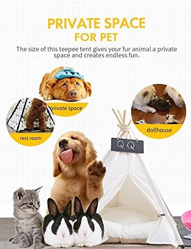 Thick Padded Cotton Mattress Tents Dog/Cat Bed Play House Suitable for Indoor and Outdoor Use