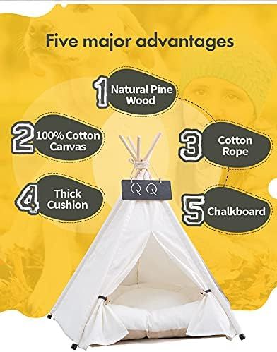 Thick Padded Cotton Mattress Tents Dog/Cat Bed Play House Suitable for Indoor and Outdoor Use