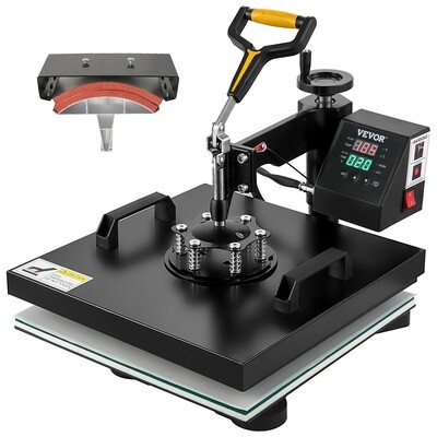 2 in 1 Heat Press Machine T Shirt Cap