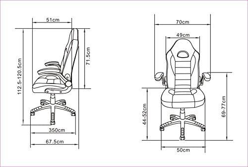 Executive Office Swivel Chair Adjustable Height