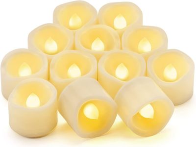 12PCS LED Tealight Candles with Timer Flickering