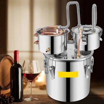 Stainless Steel &amp; Copper Alcohol Still Distillation Kit
