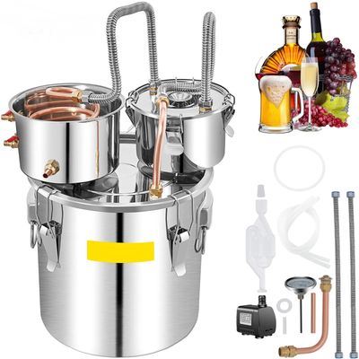 Stainless Steel &amp; Copper Alcohol Still Distillation Kit