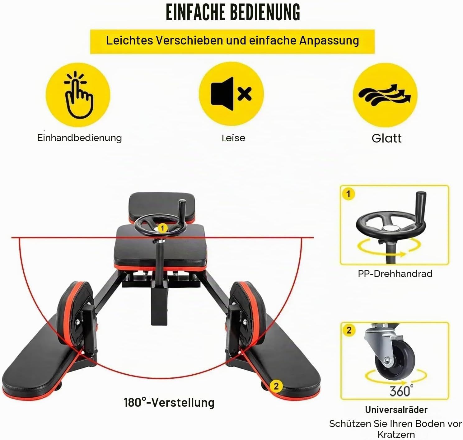Split Training Equipment Gym Heavy Duty Leg Stretcher Stretching Machine