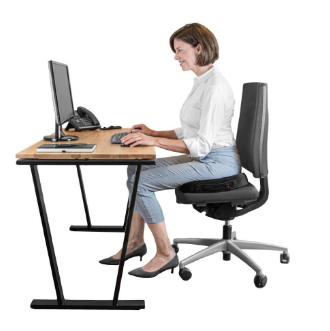 Universal Orthopaedic Seat Cushion with Gel Layer, Memory Foam Chair Cushion for Coccyx Relief, Pressure Relieving, for Pressure Sores, for Car, Office and Wheelchair large Black net