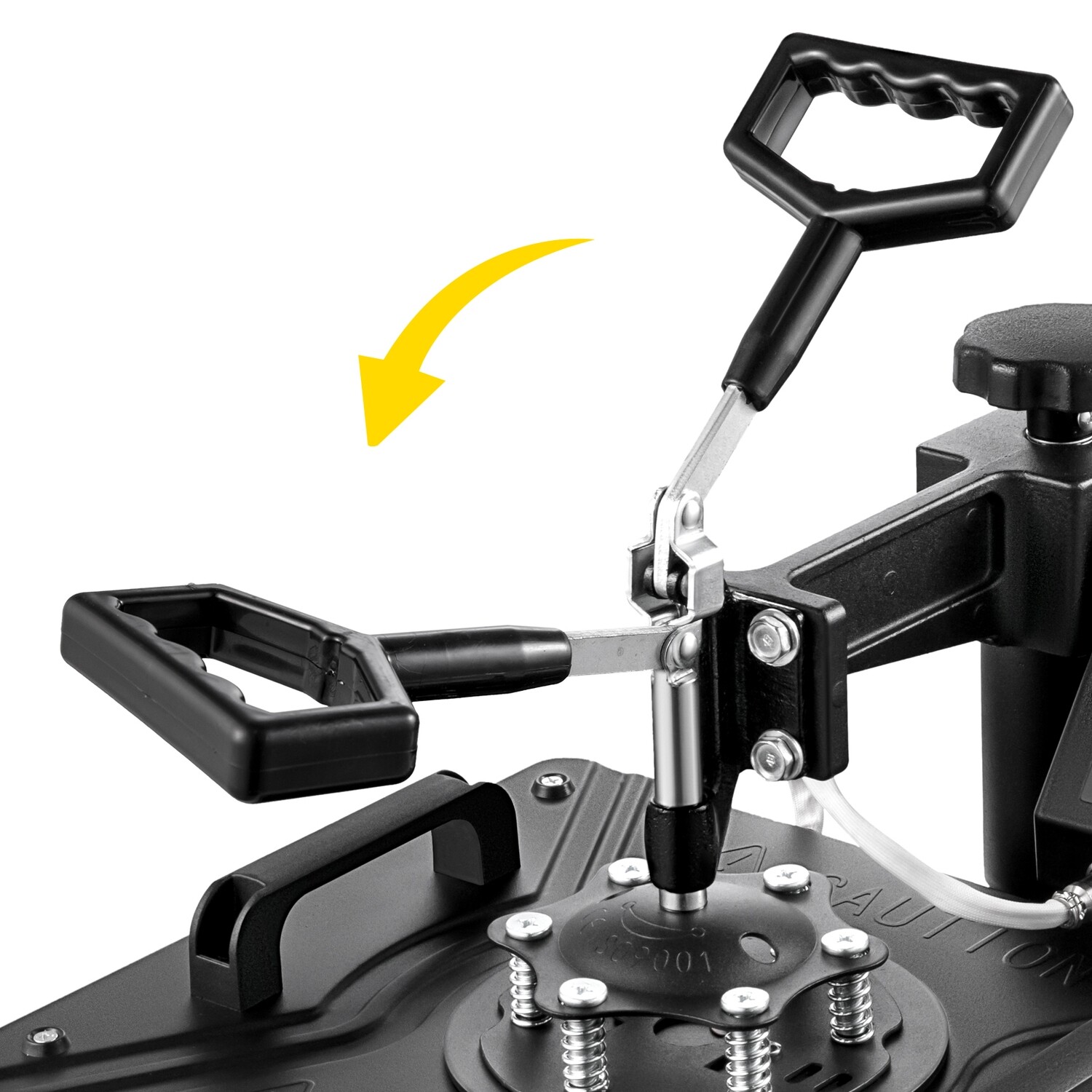 12 x 15 Inch Heat Press Machine - 8-in-1 360° Rotation Swing Away Black Heat Press,Sublimation Machine for Shirt Printing and Dual Functionality