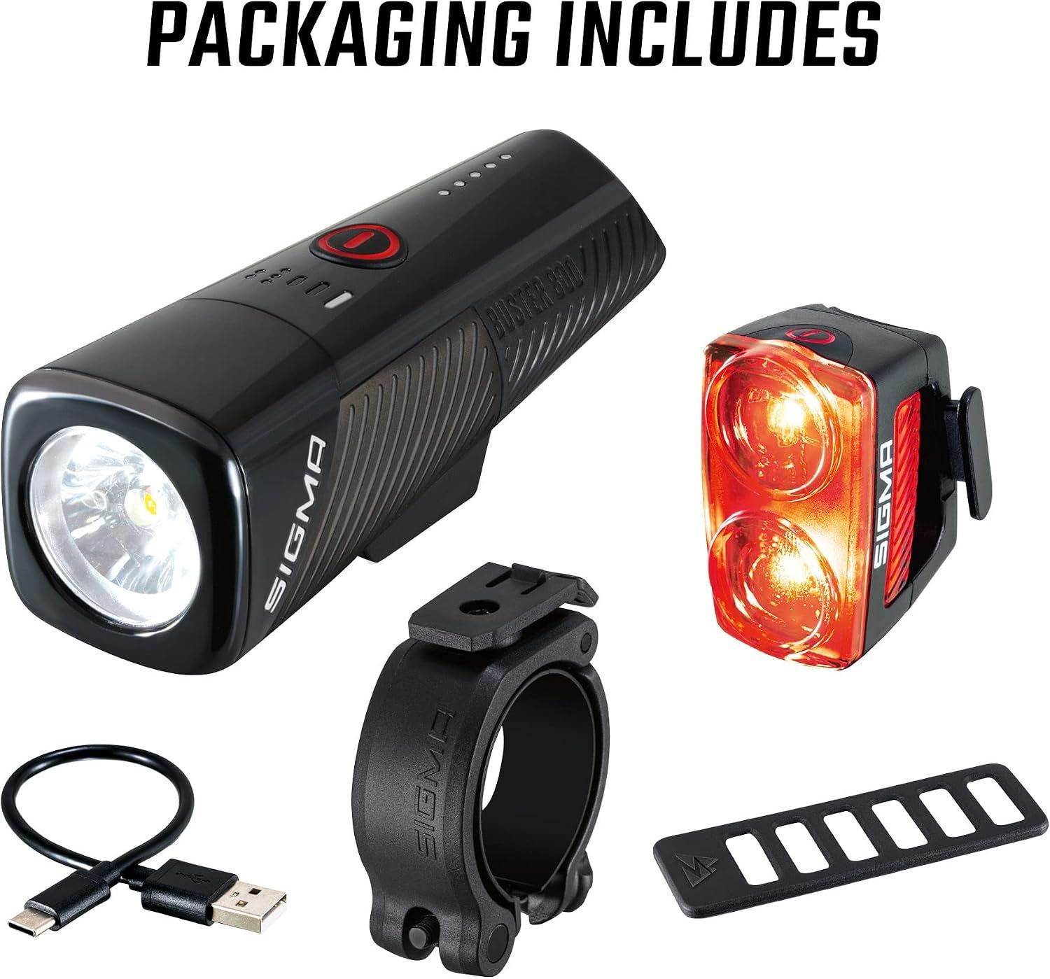 Waterproof Rechargeable Bike Lights for Road &amp; Mountain Cycling