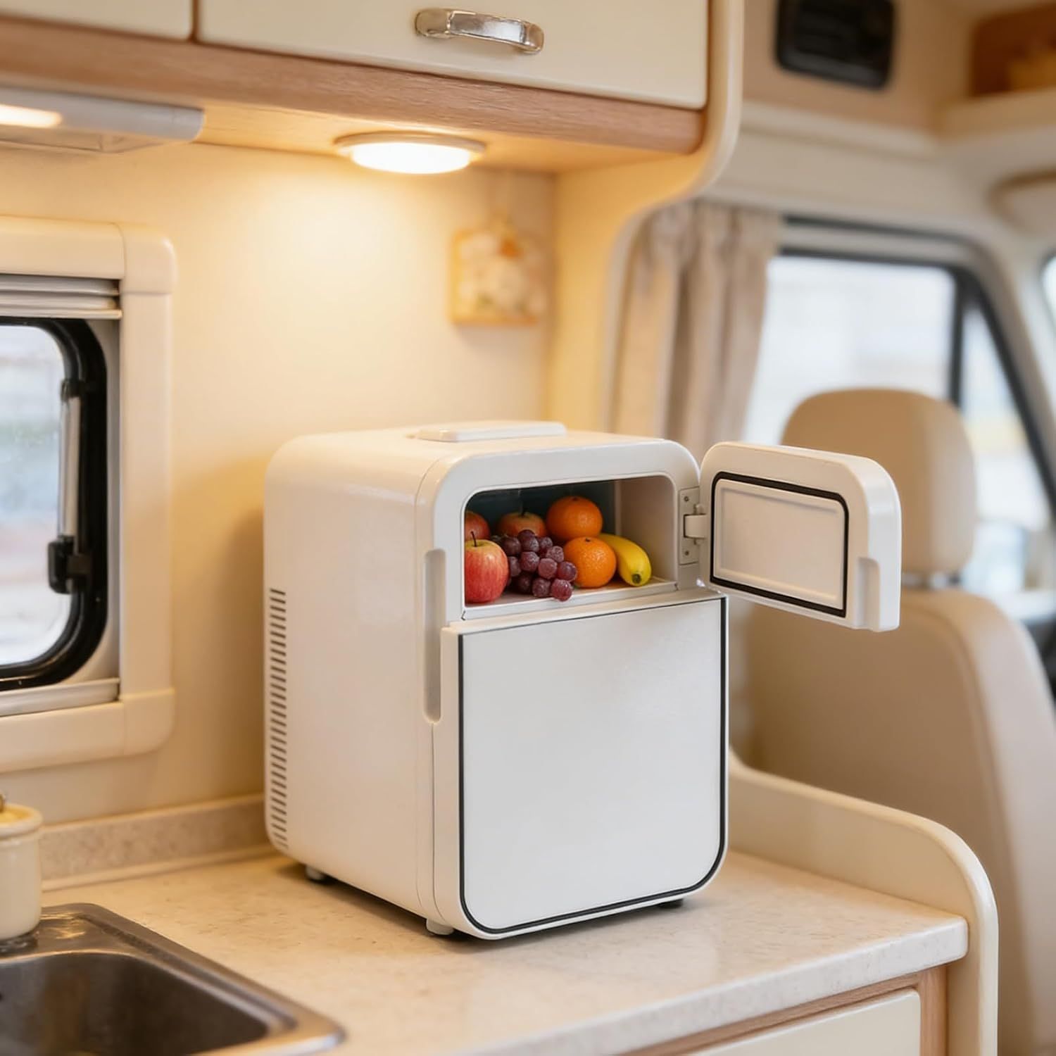Mini Fridge 16L Caravan Fridge with Digital Display
