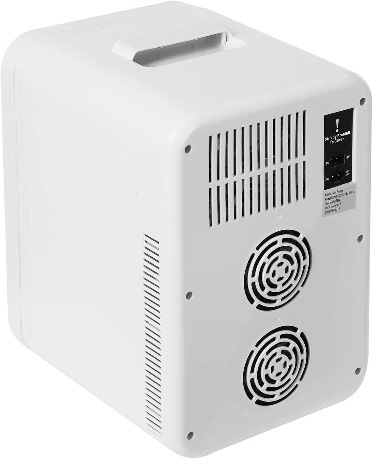 Mini Fridge 20L Portable Warmer – AC/DC Thermoelectric Cooler