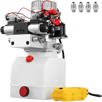 12V Double Acting Hydraulic Power Unit Pump 4.5L