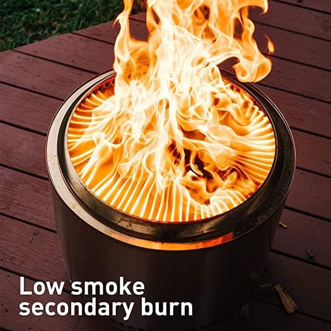 Solo Stove Ranger Portable Wood Burning Fire Pit with Stand Low Smoke
