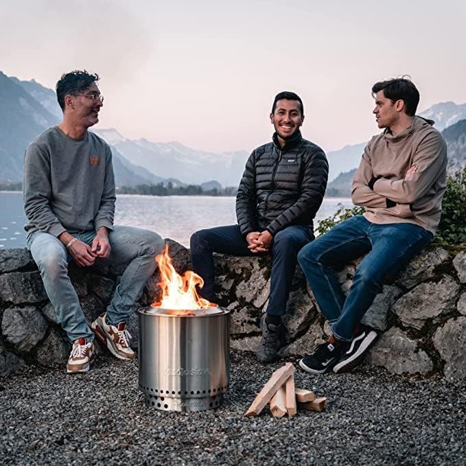 Solo Stove Ranger Portable Wood Burning Fire Pit with Stand Low Smoke