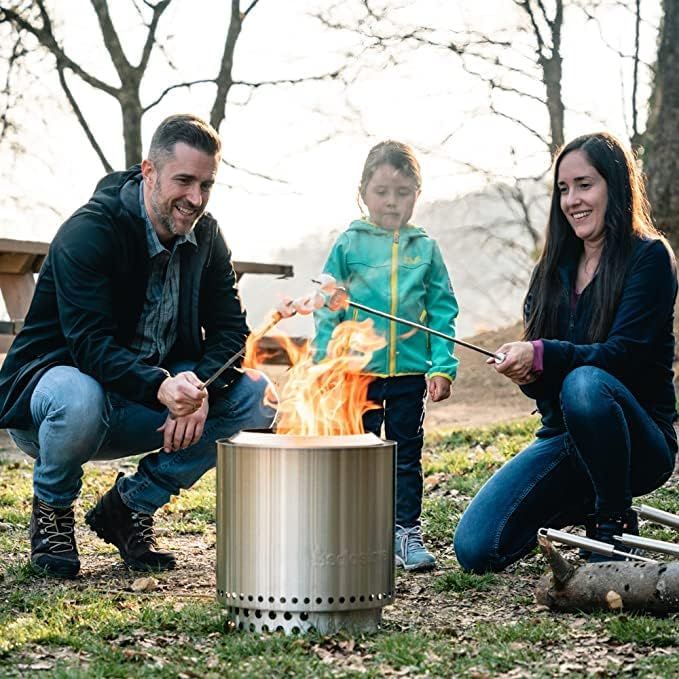 Solo Stove Ranger Portable Wood Burning Fire Pit with Stand Low Smoke