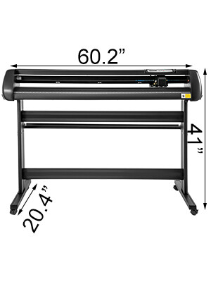 Vinyl Cutter Machine 53 Inch Vinyl Cutter With Floor Stand Adjustable Force &amp; Speed Vinyl Plotter for Sign Making