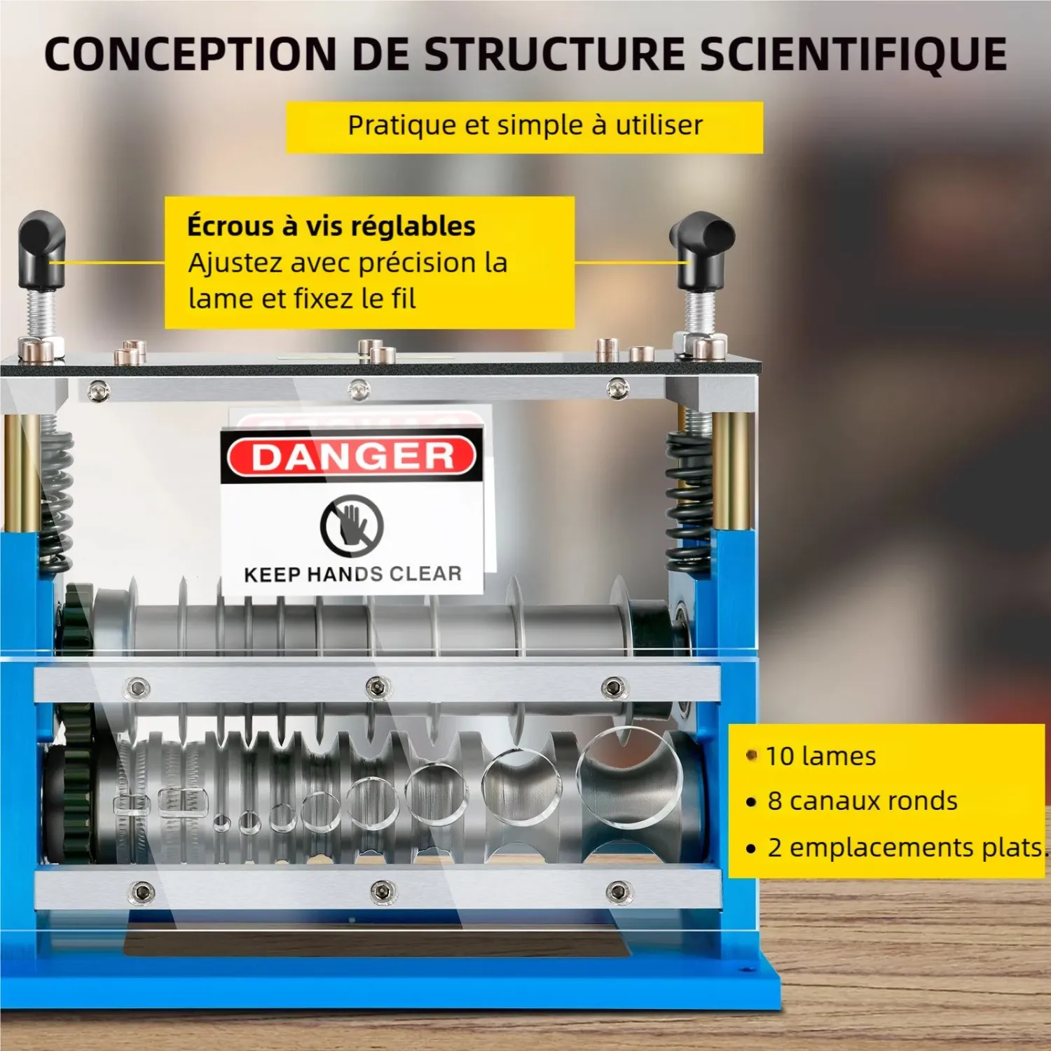 SMS-038 370W Electric Wire Stripping Machine