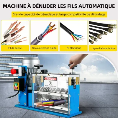 SMS-038 370W Electric Wire Stripping Machine