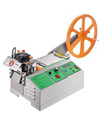 Automatic Webbing Cutting Machine, Hot &amp; Cold Belt Cutter with LCD Display, Adjustable Temperature for Nylon Strap, Ribbon &amp; Zipper Tape