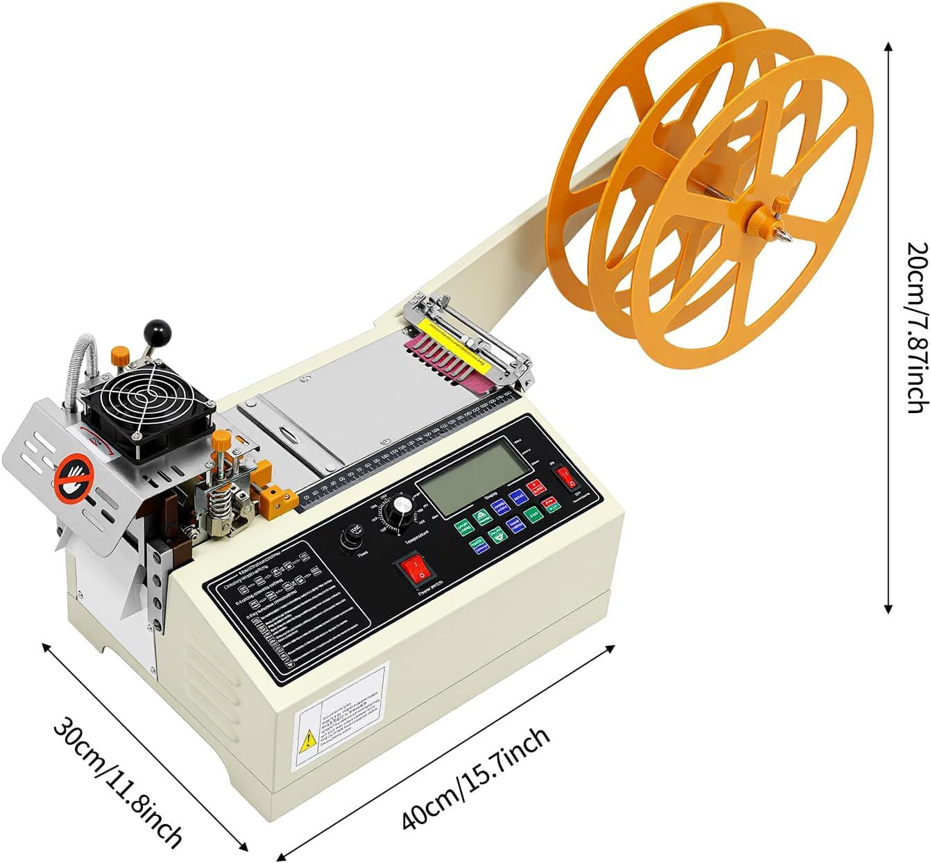 Automatic Belt and Tape Cutting Machine 400W LCD Display