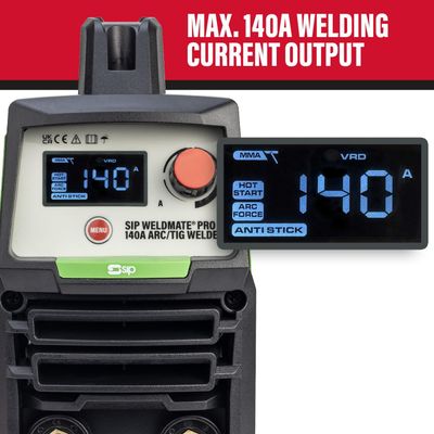 140A ARC Inverter Welder 230V MMA TIG Portable Welding Machine