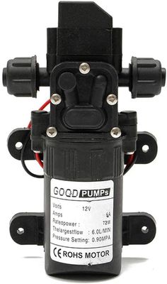 12V High Pressure Water Pump 6L/min Self Priming Diaphragm Pump