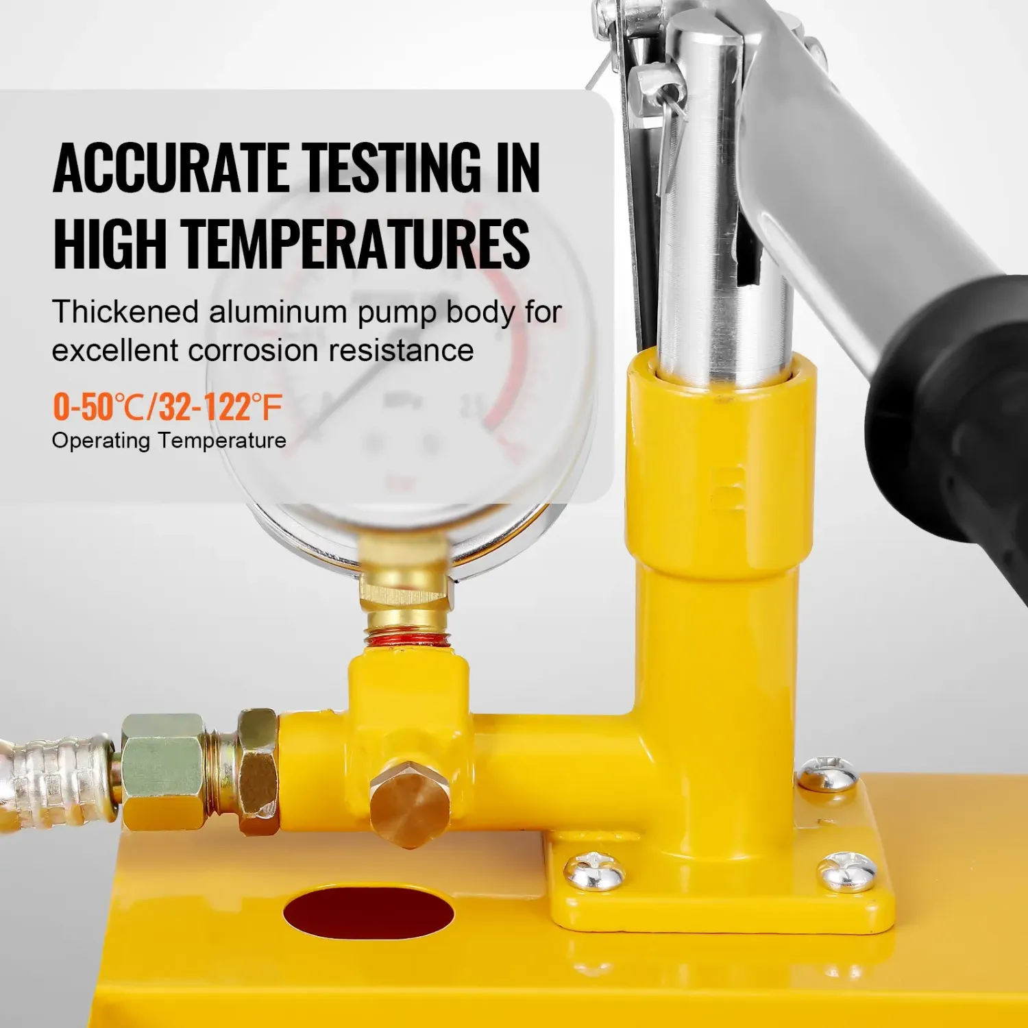 Manual Hydraulic Pressure Test Pump 5L Water Tank