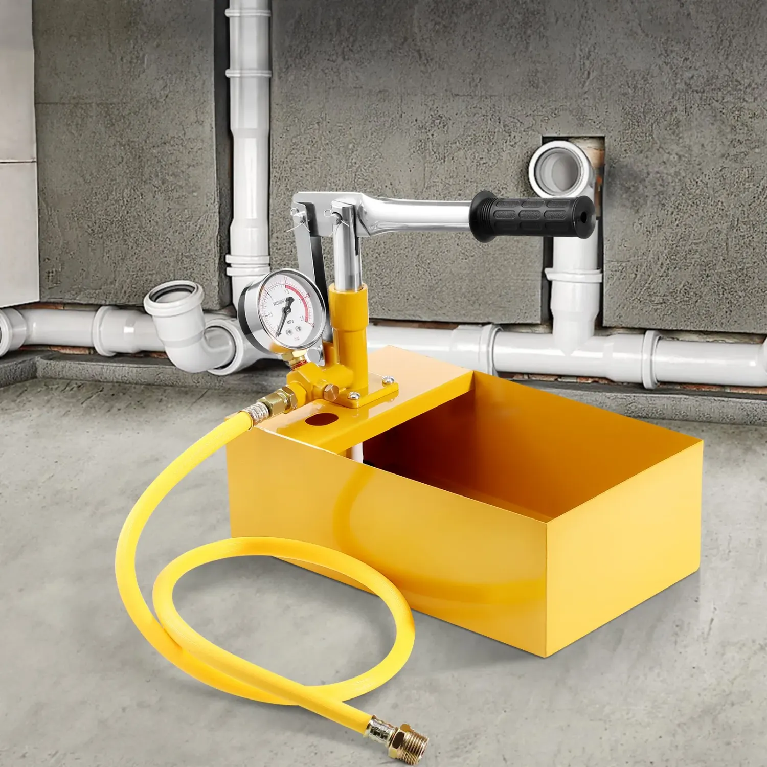Manual Hydraulic Pressure Test Pump 5L Water Tank