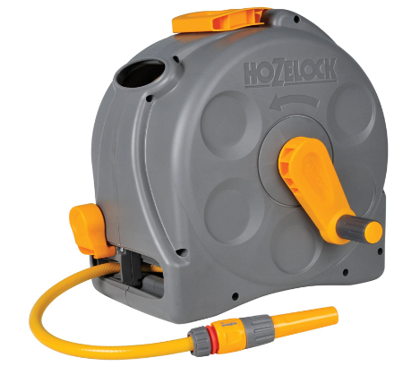 Wall Mounted Compact 2 in 1 Reel with 25m Hose Lightweight Design