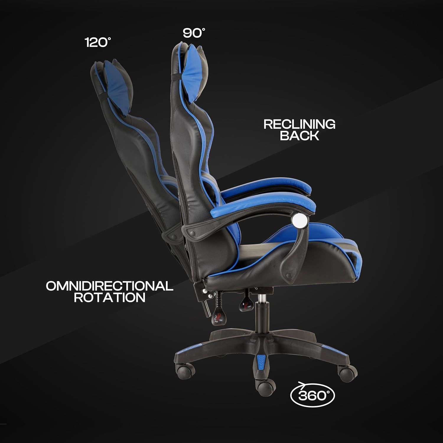 Home Gaming Chair Ergonomic Office Chair Blue