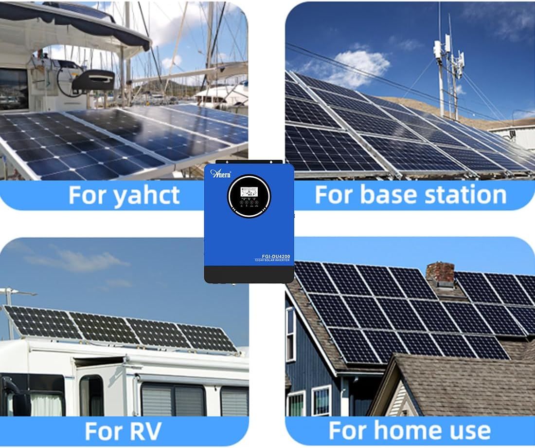 24V Solar Inverter 230V Pure Sine Wave Low Frequency MPPT Off Grid Power Inverter