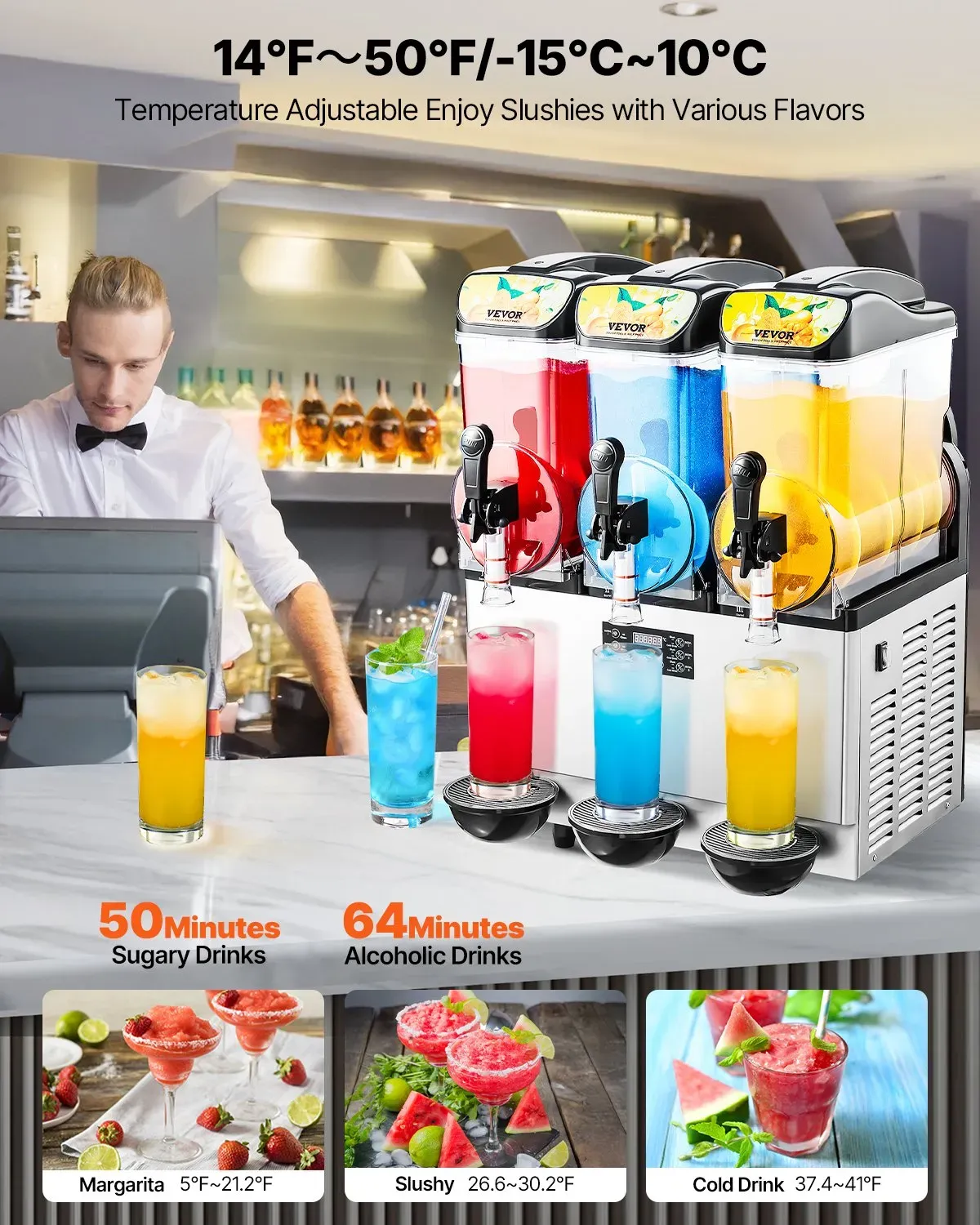 Slush Machine 45L Commercial Slushie Maker
