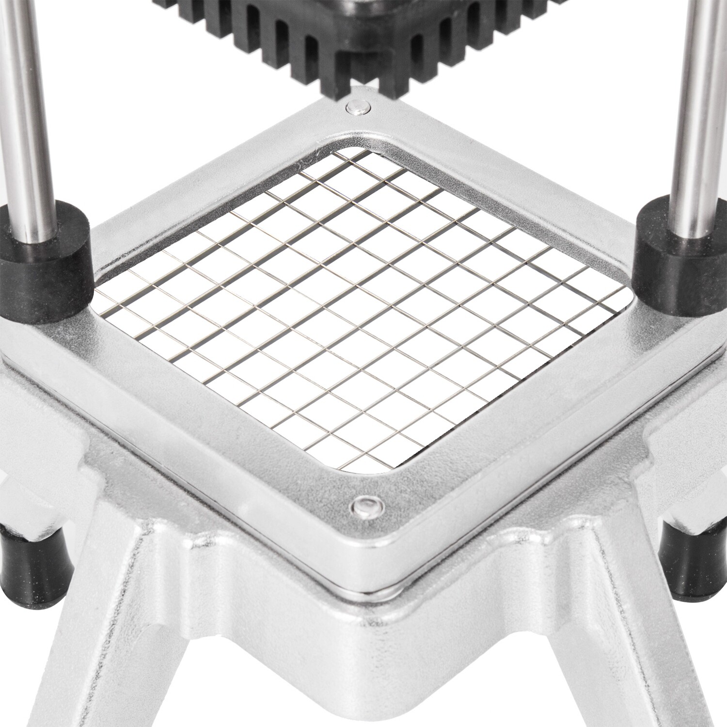 Stainless Steel Commercial Manual Vegetable &amp; French Fry Cutter – 0.8cm Blade with Replacement Blades