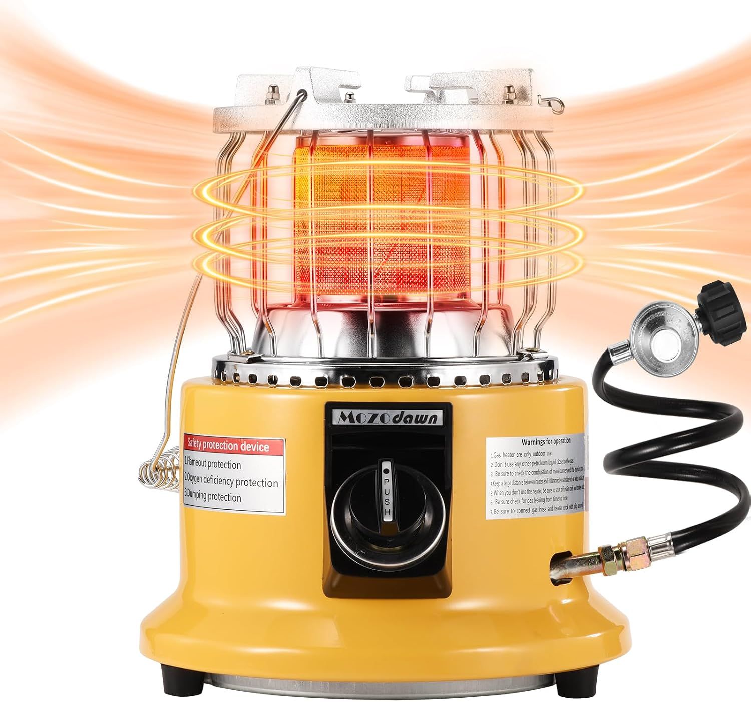 Portable 2-in-1 Portable Propane Heater &amp; Camping Stove – 13,000 BTU