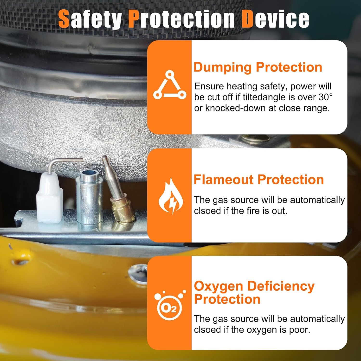 Portable 2-in-1 Portable Propane Heater &amp; Camping Stove – 13,000 BTU