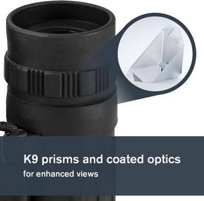 10x25mm Water Resistant Binoculars with Carry Case