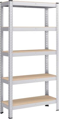 5 Tier Heavy Duty Steel Storage Shelving Unit 650kg