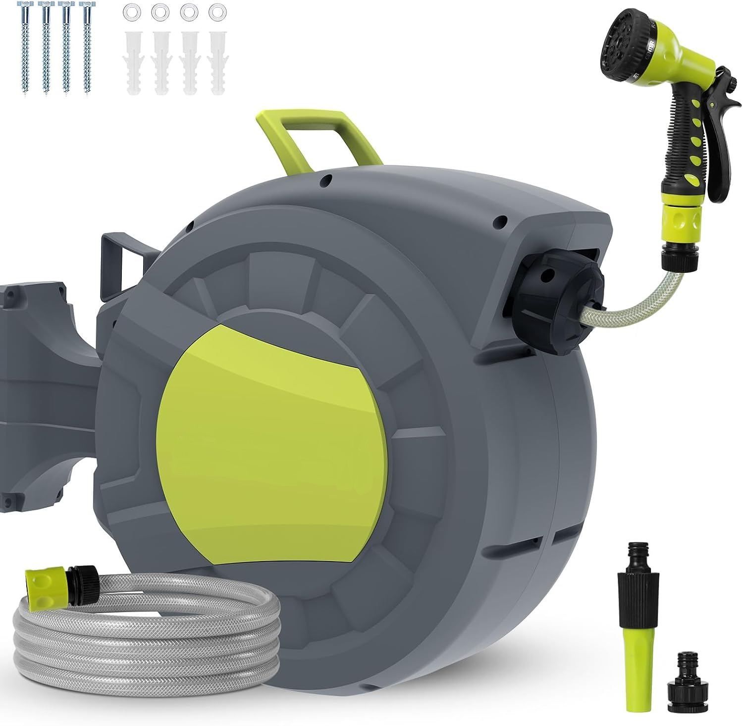 Garden Hose Reel 25m Automatic Wall Mounted